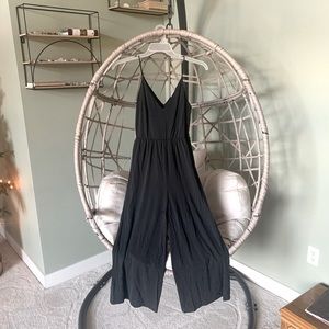 Small Black Jumpsuit Playsuit One-piece Bodysuit Catsuit Unitard Overall Onesie